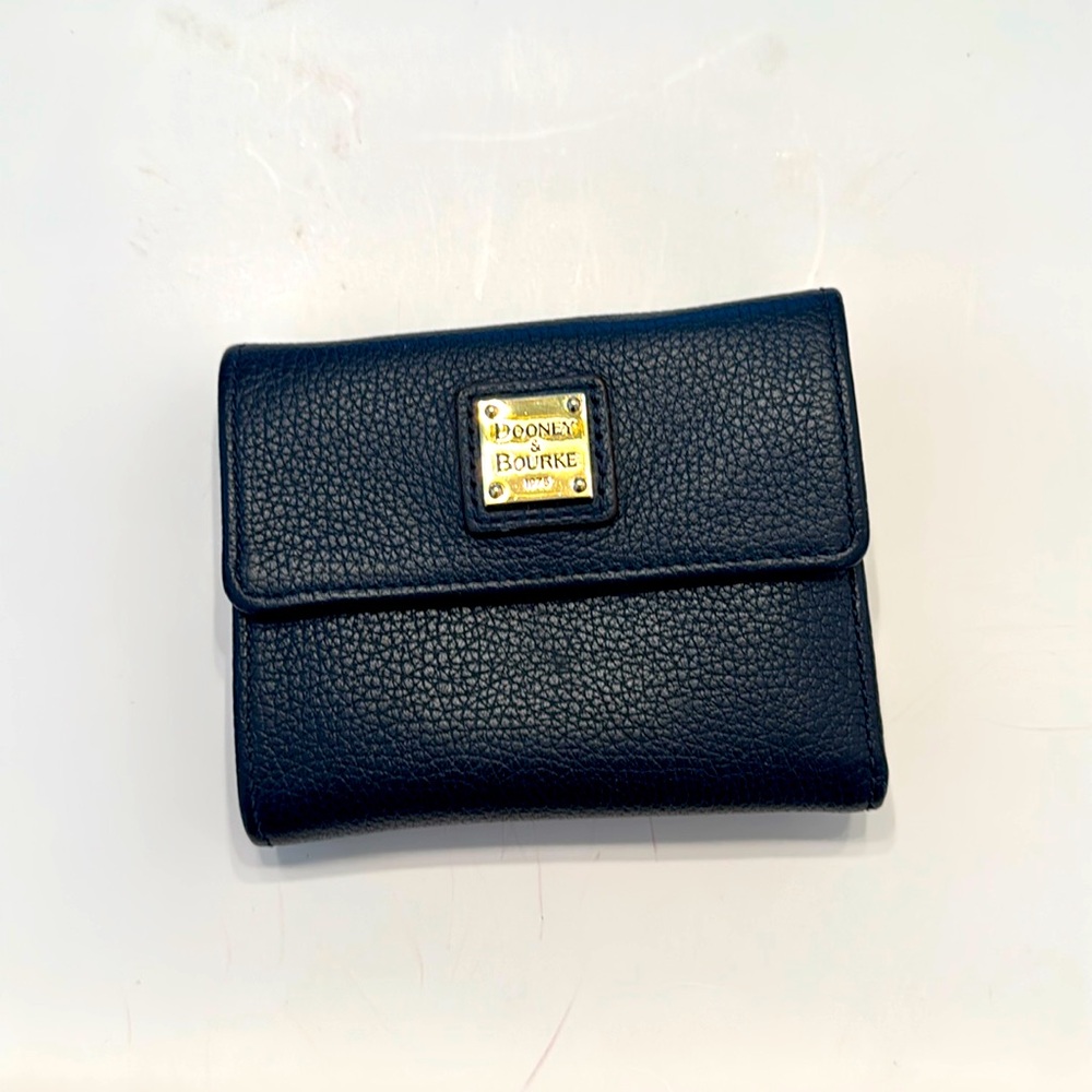 Dooney & Bourke navy blue wallet